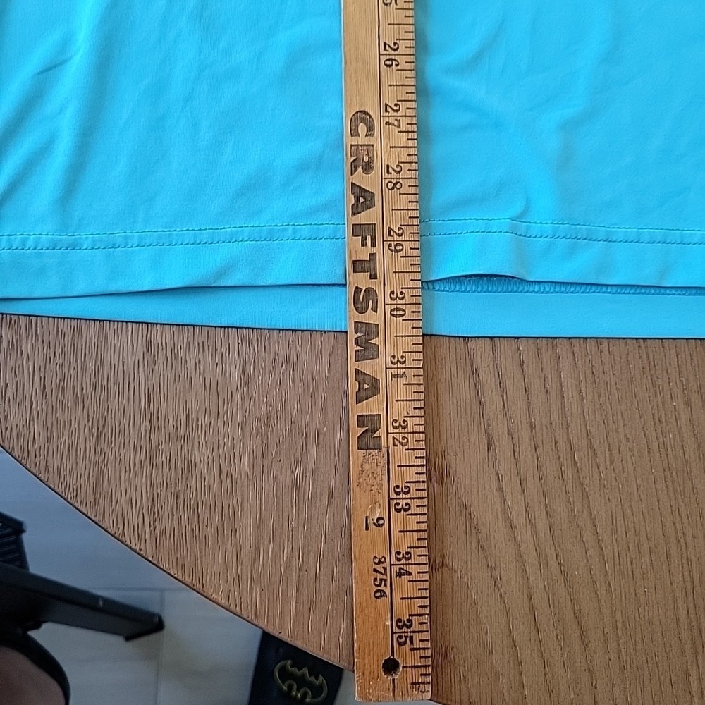 G Mac By Kartel Shirt Men's Large Blue Teal Short Sleeve Stretch Golf Polo Dots - Picture 7 of 11
